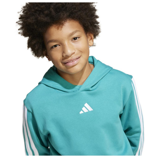 Adidas Παιδικό φούτερ Essentials 3-Stripes Fleece Hoodie Adidas Παιδικό φούτερ Essentials 3-Stripes Fleece Hoodie